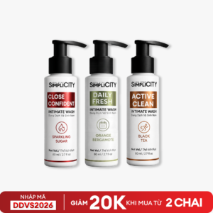[MỚI] Dung dịch vệ sinh nam Intimate wash giúp làm sạch, khử mùi 80ml