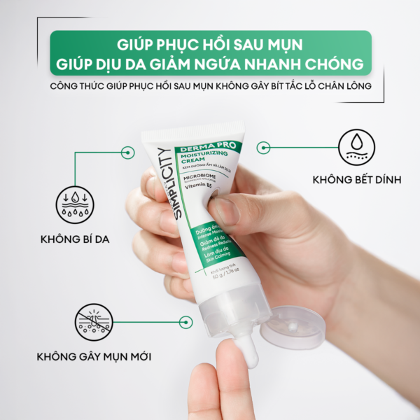 Kem dưỡng Derma Pro Moisturizing 50g