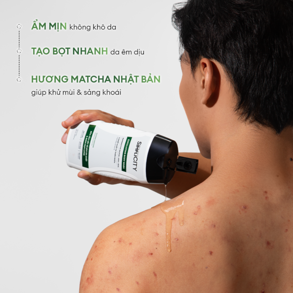 Sữa tắm tẩy tế bào chết & giảm mụn lưng 250ml