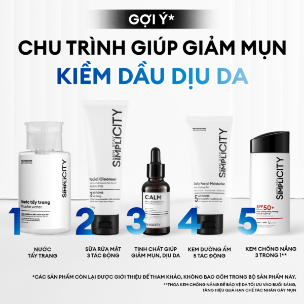 Combo chăm da dầu mụn Acne Trio