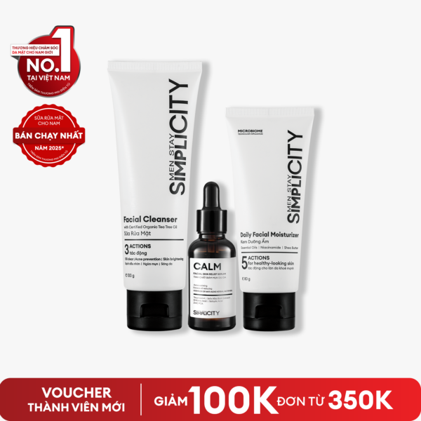 Combo chăm da dầu mụn Acne Trio