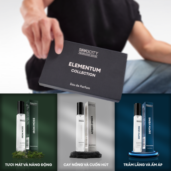 Set quà tặng nước hoa Elementum collection