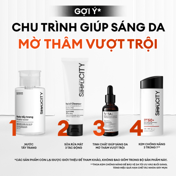 Combo dưỡng trắng mờ thâm tiết kiệm Brightening Duo