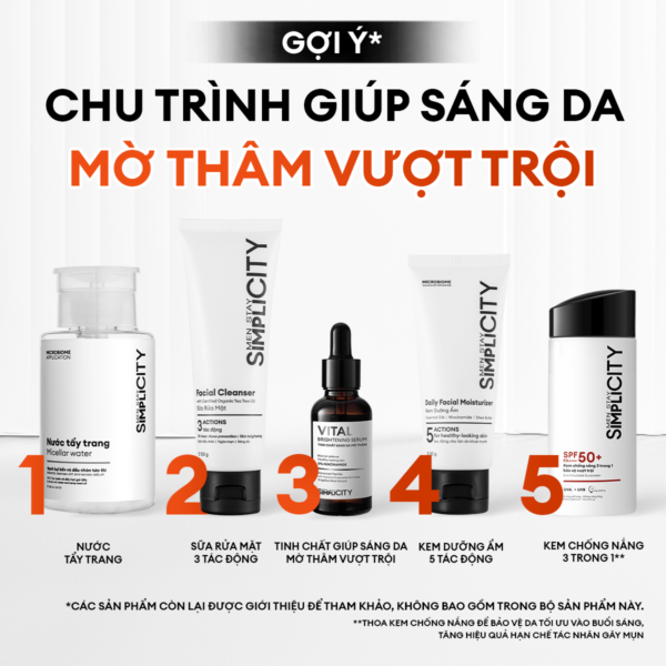 Combo mờ thâm sáng da tiêu chuẩn Brightening Trio