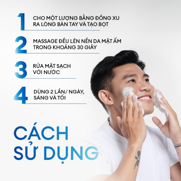 Sữa rửa mặt sạch dầu nhờn & ngừa mụn 100G
