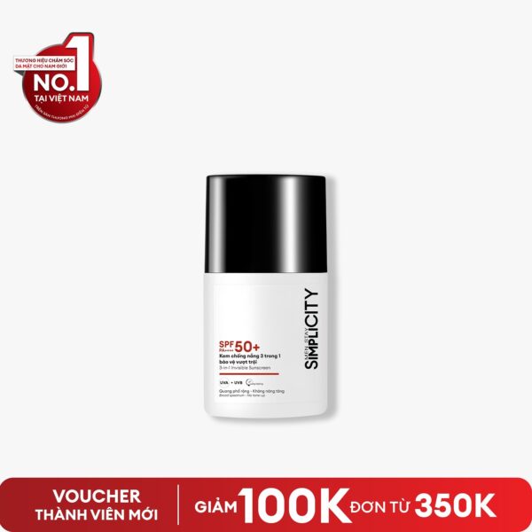 Kem chống nắng 3in1 bảo vệ vượt trội 20ml SPF 50+ PA++++
