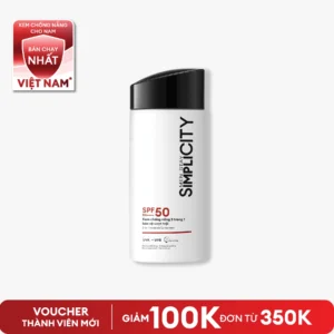 [HSD 9/2027] Kem chống nắng Men Stay Simplicity 3-in-1 Invisible Sunscreen 80ml (2025)
