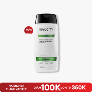 Sữa tắm tẩy tế bào chết & giảm mụn lưng 250ml