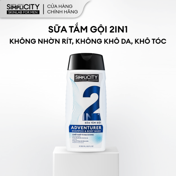 thumbnail Sữa tắm gội 2 in 1 giúp tóc mềm mượt, chắc khỏe 250ml